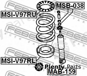 FEBEST part MAB-159 (MAB159) Bush, shock absorber