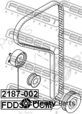  FEBEST part FDDS-FOCIII (FDDSFOCIII) Belt Pulley, crankshaft