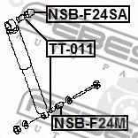  FEBEST part NSB-F24M (NSBF24M) Spacer Bush, shock absorber