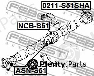  FEBEST part "ASN-S51" (ASNS51) Joint, propshaft