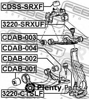  FEBEST part 3220-SRXUF (3220SRXUF) Ball Joint