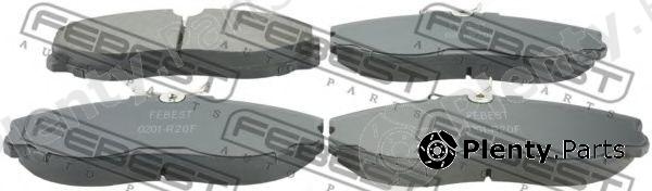  FEBEST part 0201-R20F (0201R20F) Brake Pad Set, disc brake