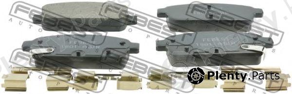  FEBEST part 1801-ASJR (1801ASJR) Brake Pad Set, disc brake