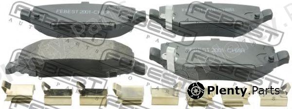  FEBEST part 2001-CHIIIR (2001CHIIIR) Brake Pad Set, disc brake