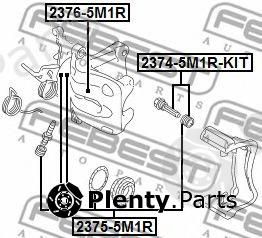  FEBEST part 2374-5M1R-KIT (23745M1RKIT) Guide Bolt, brake caliper
