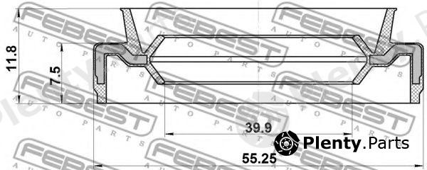  FEBEST part 95EAS-41550812X (95EAS41550812X) Seal, drive shaft