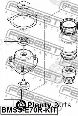  FEBEST part "BMSS-E70R-KIT" (BMSSE70RKIT) Mounting, shock absorbers