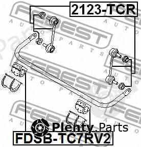  FEBEST part FDSBTC7RV2 Stabiliser Mounting