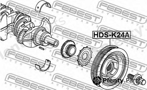  FEBEST part "HDS-K24A" (HDSK24A) Belt Pulley, crankshaft