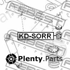  FEBEST part KD-SORR (KDSORR) Shock Absorber