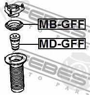  FEBEST part MD-GFF (MDGFF) Shock Absorber