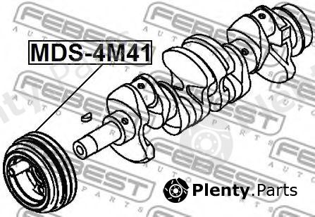  FEBEST part MDS-4M41 (MDS4M41) Belt Pulley, crankshaft
