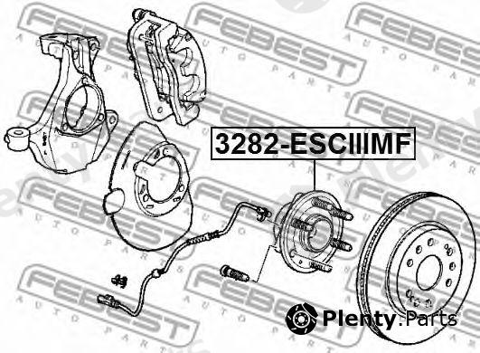 FEBEST part 3282-ESCIIIMF (3282ESCIIIMF) Wheel Hub