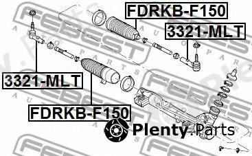  FEBEST part FDRKBF150 Bellow, steering
