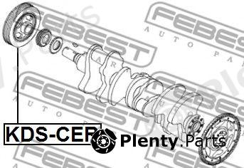  FEBEST part KDSCER Belt Pulley, crankshaft
