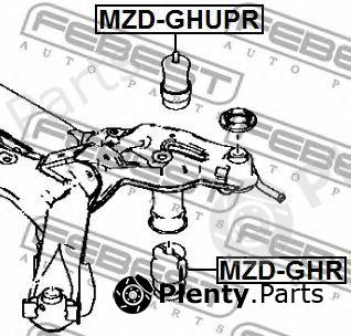  FEBEST part MZDGHUPR Shock Absorber