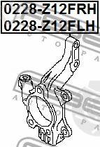 FEBEST part 0228-Z12FRH (0228Z12FRH) Stub Axle, wheel suspension