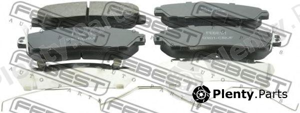  FEBEST part 0301-CRVF (0301CRVF) Brake Pad Set, disc brake
