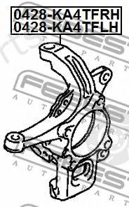  FEBEST part 0428-KA4TFLH (0428KA4TFLH) Stub Axle, wheel suspension