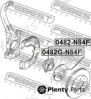  FEBEST part 0482G-N84F (0482GN84F) Wheel Hub