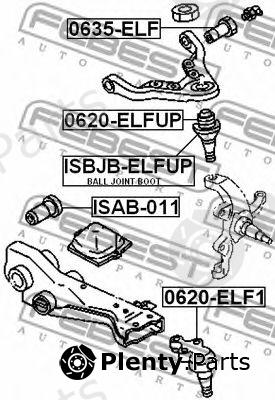  FEBEST part 0620ELF1 Ball Joint