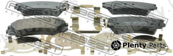  FEBEST part 1801-ZAFCF (1801ZAFCF) Brake Pad Set, disc brake