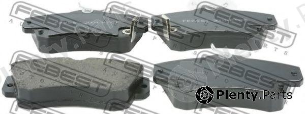  FEBEST part 2001-PTCF (2001PTCF) Brake Pad Set, disc brake