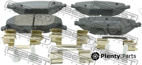  FEBEST part 2301-POLF (2301POLF) Brake Pad Set, disc brake