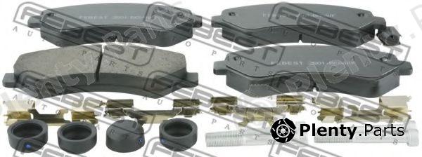  FEBEST part 2501-BOXIIIF (2501BOXIIIF) Brake Pad Set, disc brake