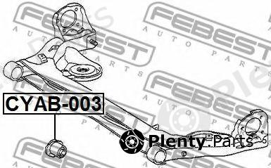  FEBEST part CYAB003 Mounting, axle beam