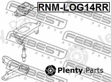  FEBEST part RNM-LOG14RR (RNMLOG14RR) Mounting, manual transmission