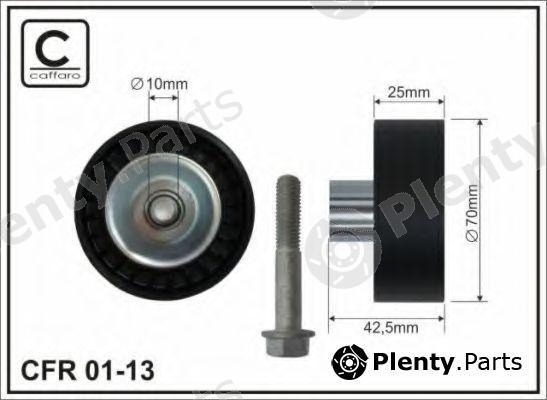  CAFFARO part 01-13 (0113) Deflection/Guide Pulley, v-ribbed belt