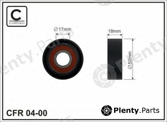  CAFFARO part 04-00 (0400) Tensioner Pulley, v-ribbed belt