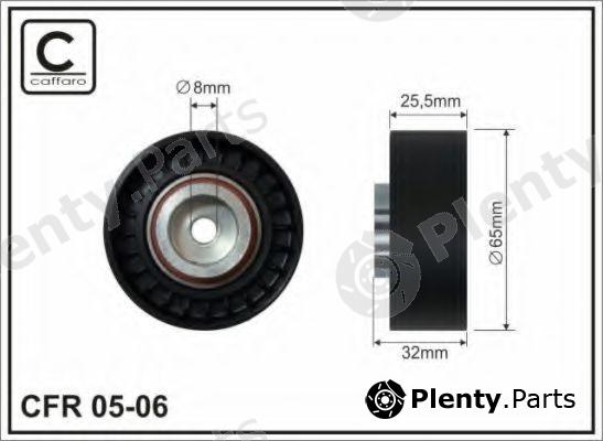  CAFFARO part 05-06 (0506) Deflection/Guide Pulley, v-ribbed belt