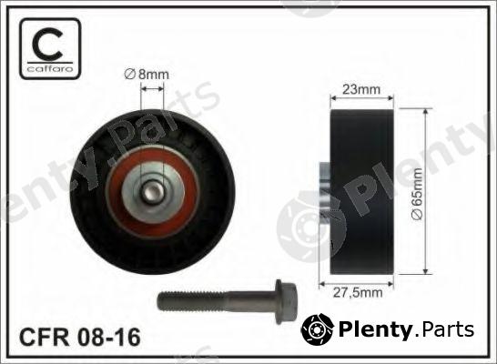  CAFFARO part 08-16 (0816) Deflection/Guide Pulley, v-ribbed belt