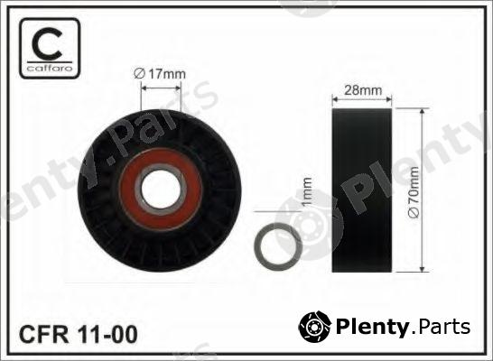  CAFFARO part 11-00 (1100) Tensioner Pulley, v-ribbed belt
