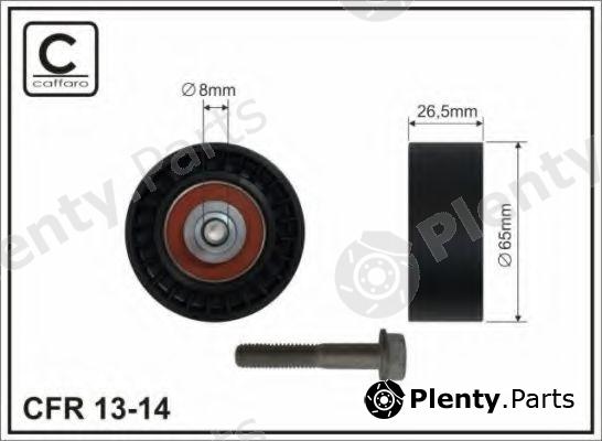 CAFFARO part 13-14 (1314) Tensioner Pulley, v-ribbed belt