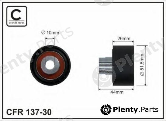  CAFFARO part 137-30 (13730) Deflection/Guide Pulley, v-ribbed belt
