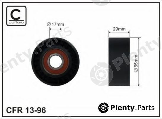  CAFFARO part 13-96 (1396) Tensioner Pulley, v-ribbed belt