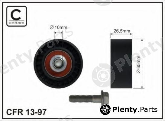  CAFFARO part 13-97 (1397) Tensioner Pulley, v-ribbed belt