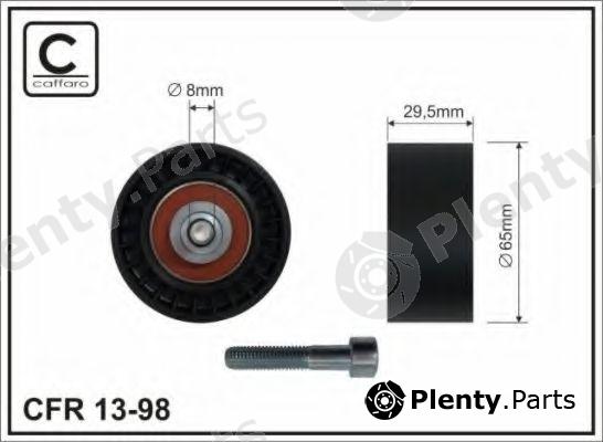  CAFFARO part 13-98 (1398) Tensioner Pulley, v-ribbed belt