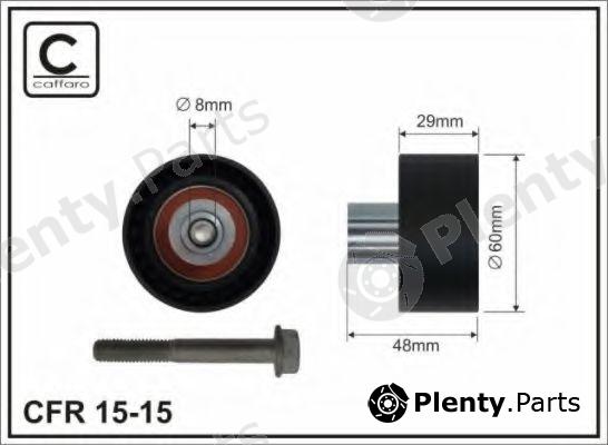  CAFFARO part 15-15 (1515) Deflection/Guide Pulley, timing belt