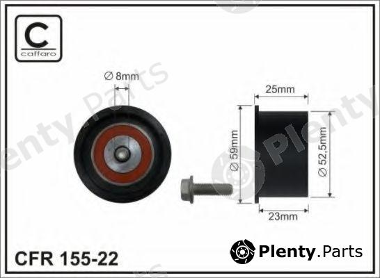 CAFFARO part 155-22 (15522) Deflection/Guide Pulley, timing belt