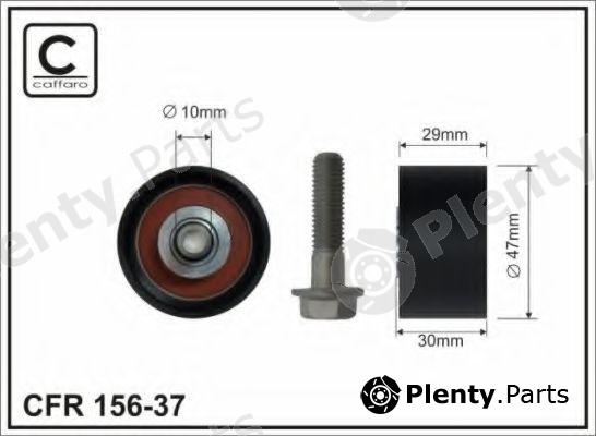  CAFFARO part 156-37 (15637) Deflection/Guide Pulley, timing belt