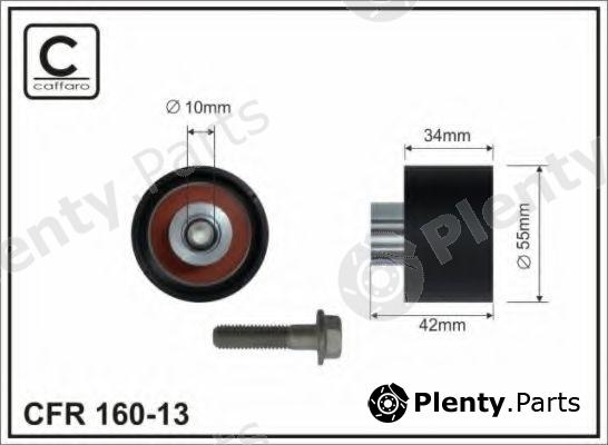  CAFFARO part 160-13 (16013) Deflection/Guide Pulley, timing belt