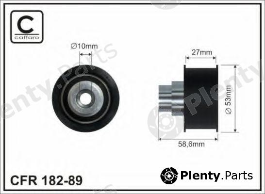  CAFFARO part 182-89 (18289) Deflection/Guide Pulley, timing belt