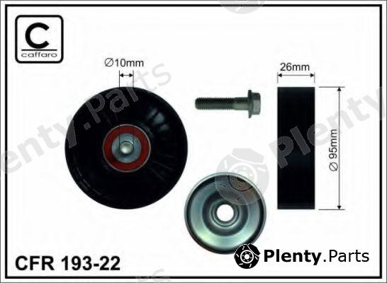  CAFFARO part 193-22 (19322) Deflection/Guide Pulley, v-ribbed belt