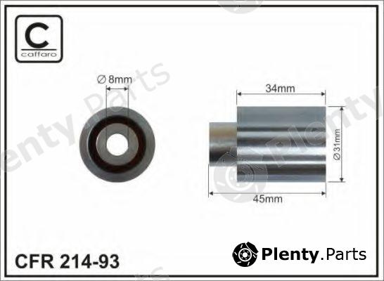  CAFFARO part 214-93 (21493) Deflection/Guide Pulley, timing belt