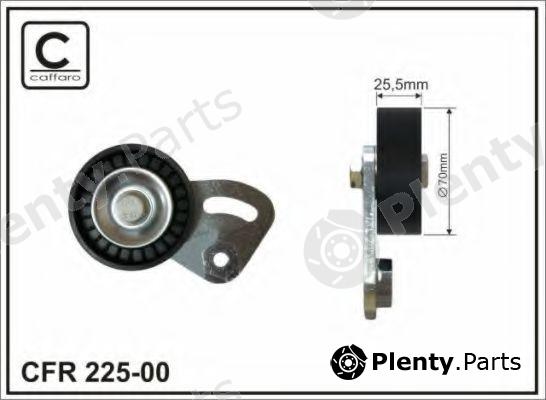  CAFFARO part 225-00 (22500) Belt Tensioner, v-ribbed belt
