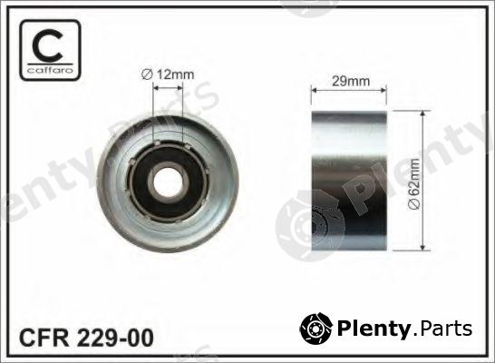  CAFFARO part 229-00 (22900) Deflection/Guide Pulley, timing belt